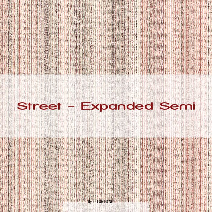 Street - Expanded Semi example